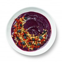 Acai Beet and Berry Smoothie Bowl